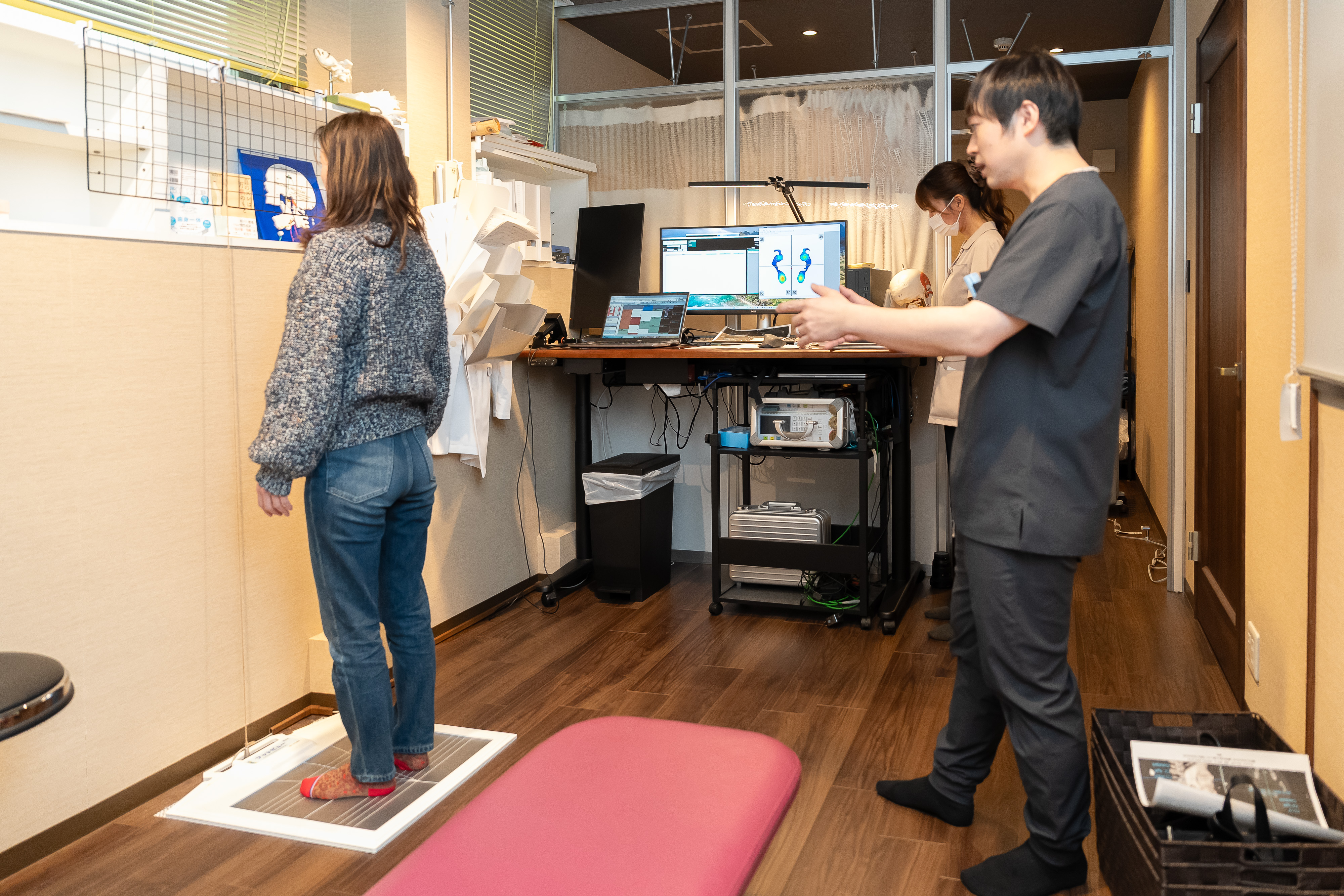 重心荷重分析・姿勢分析